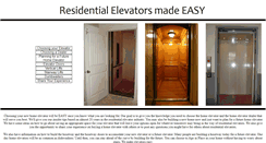 Desktop Screenshot of easyelevators.com